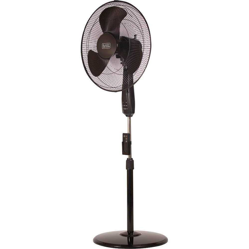 BLACK+DECKER 18 Oscillating Stand Fan with Remote Control Black - Image 5