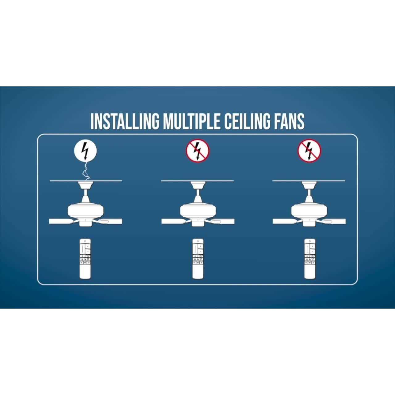 Home Decorators Collection Kensgrove 64 in. Integrated LED Ceiling Fan with Light and Remote Control - Image 5