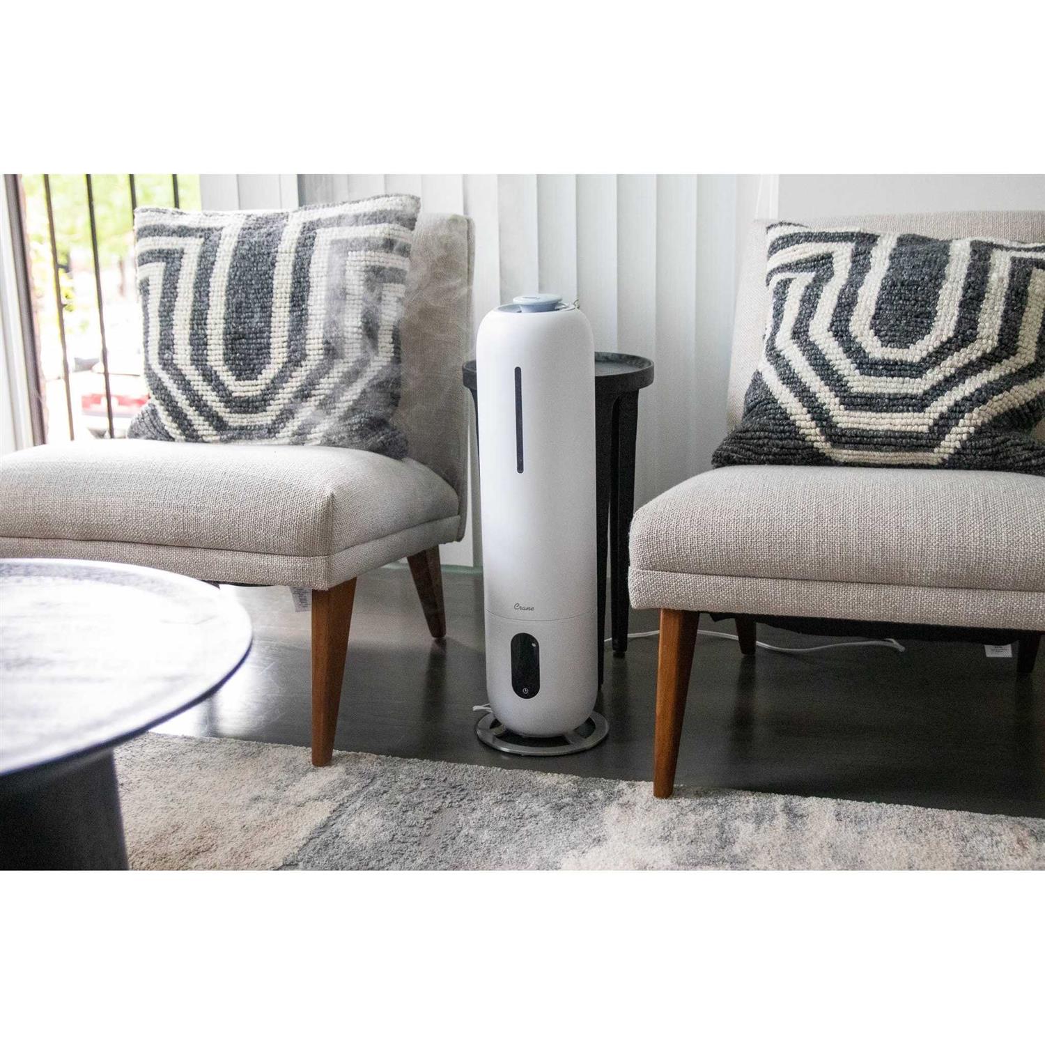 Crane 2 Gal. Tower Ultrasonic Cool Mist Humidifier with Remote - Image 4