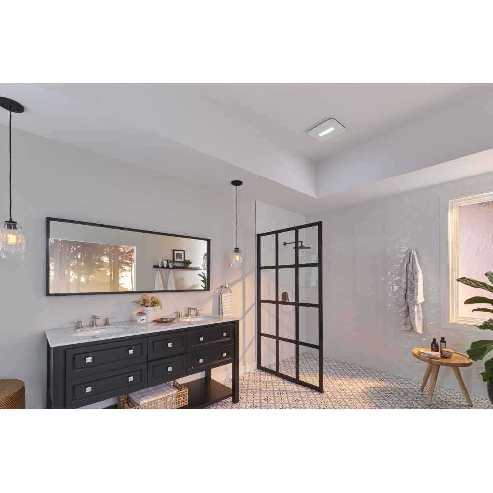 Broan AE80LK Flex 80 CFM Bathroom Exhaust Fan with LED Light - Image 2