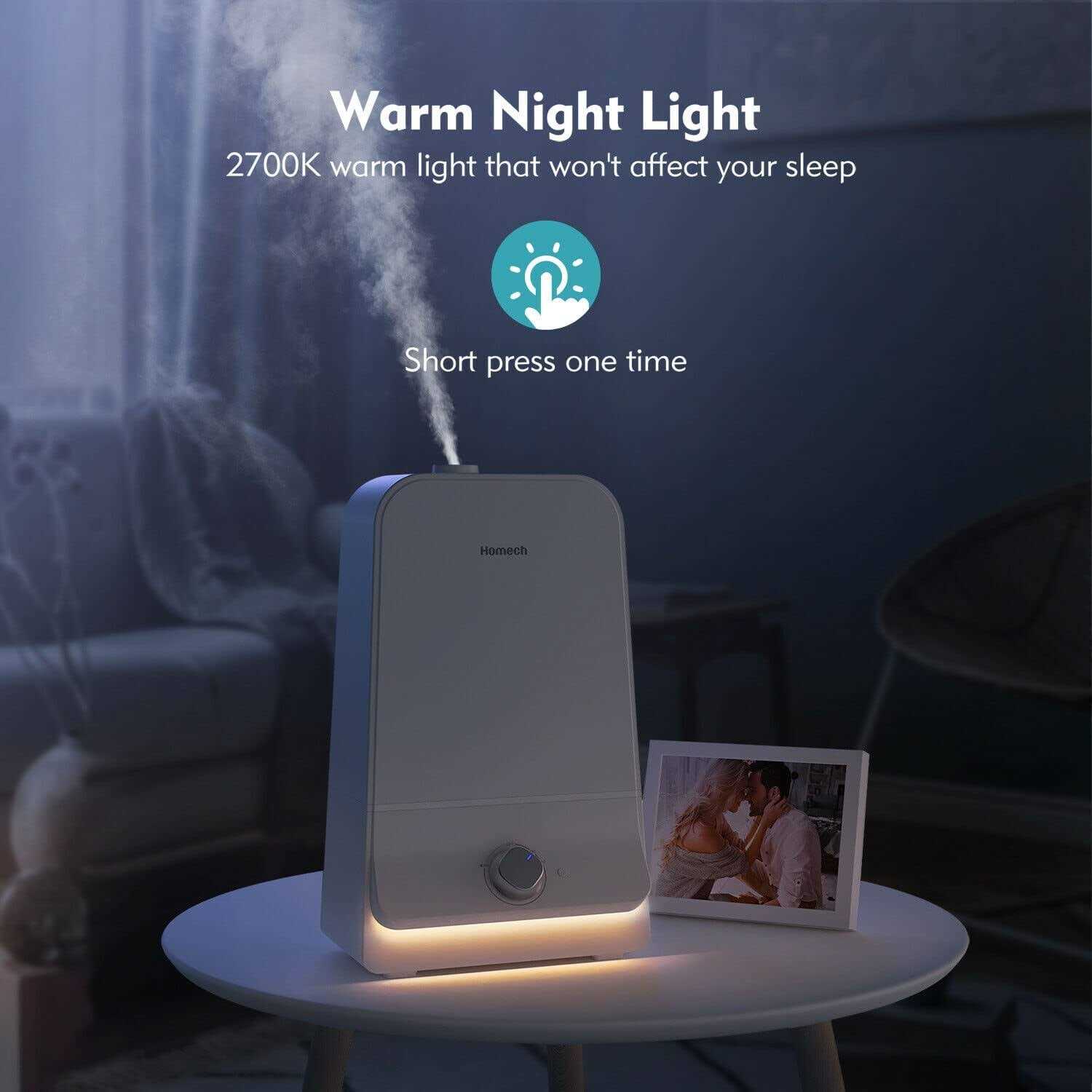 Homech Cool Mist Humidifiers Large Room - Image 2