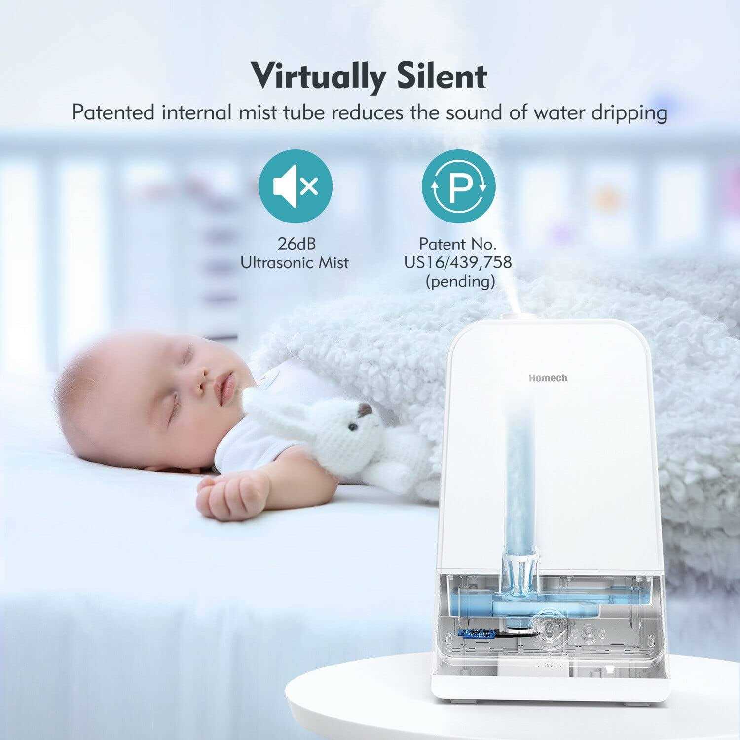 Homech Cool Mist Humidifiers Large Room - Image 3
