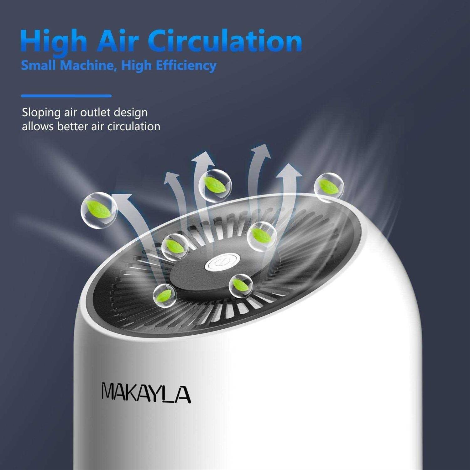 Dehumidifiers For Home, Makayla Dehumidifier 30 OZ,2200 Cubic Feet Small Dehumidifier with Auto Shut Off and 7 Colors Lights,Ultra Quiet - Image 4