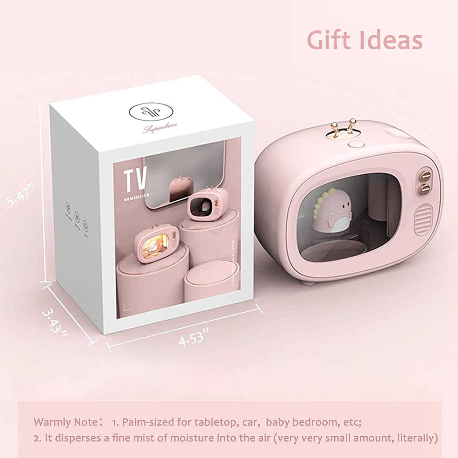 Cool Mist Animal Humidifiers LED Nightlights Mini Cute USB Humidifier - Image 5