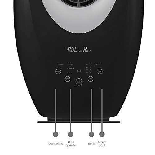 LivePure Oscillating Bladeless Vortex Fan - Image 2