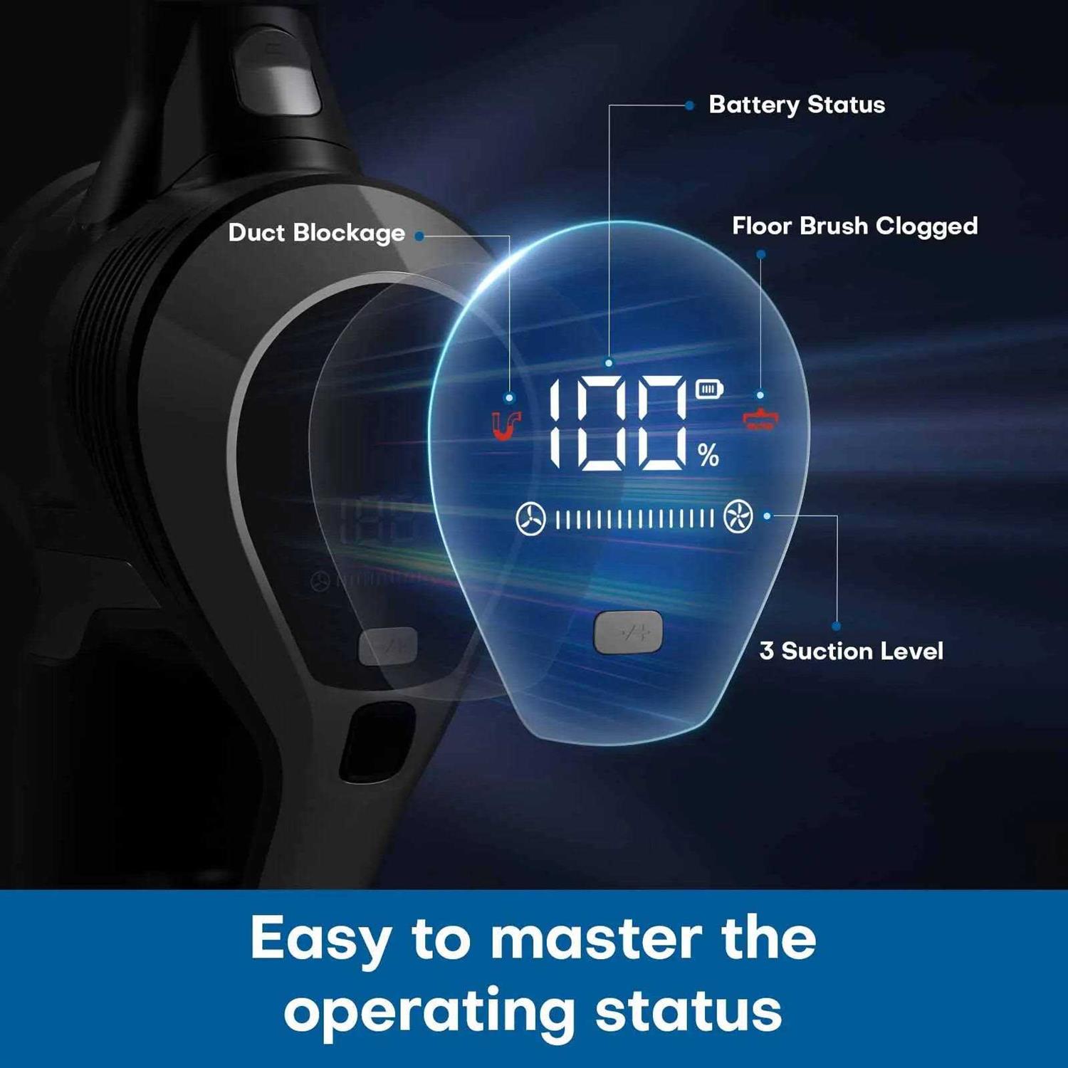 Moosoo K17G/TC1 Pro Hardwood And Carpet Vacuum - Image 4