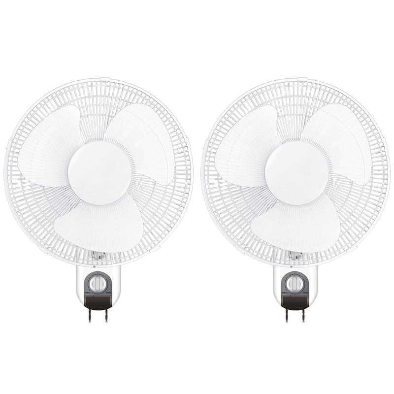 HealSmart 16 Inch Adjustable Tilt Digital Household Wall Mount Fans - Image 3