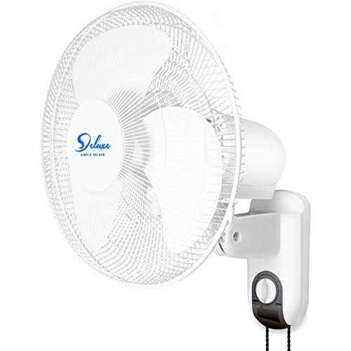 HealSmart 16 Inch Adjustable Tilt Digital Household Wall Mount Fans - Image 5