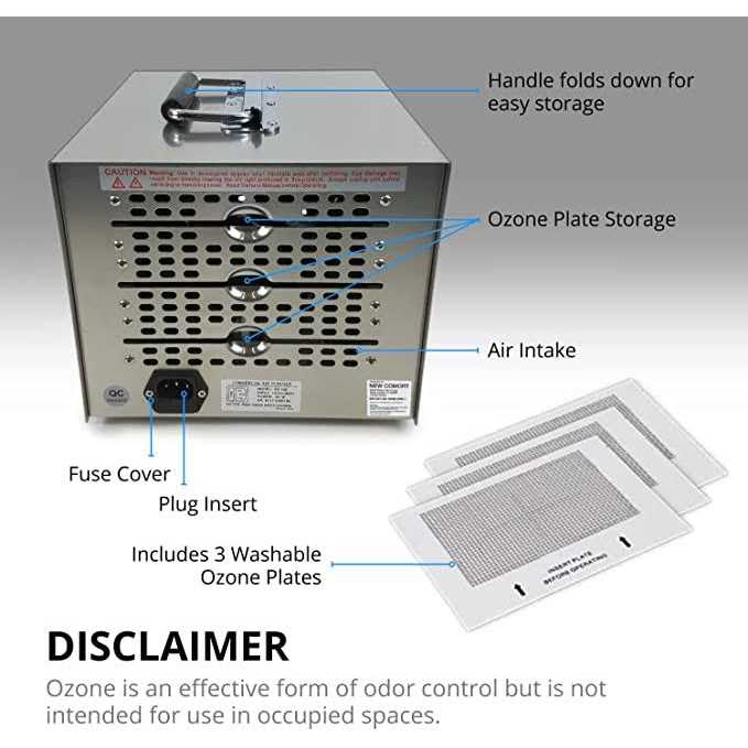 Commercial Ozone Generator Ozone Generator New Comfort Commercial Air Purifier Cleaner Ozone Generator with UV and 3 Year Warranty by Prolux - Image 2