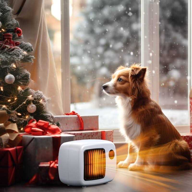 Chtoocy Dog House Heater with 2 ModleThermostat 300W/600W Electric Pet Heaters Winter - Image 2