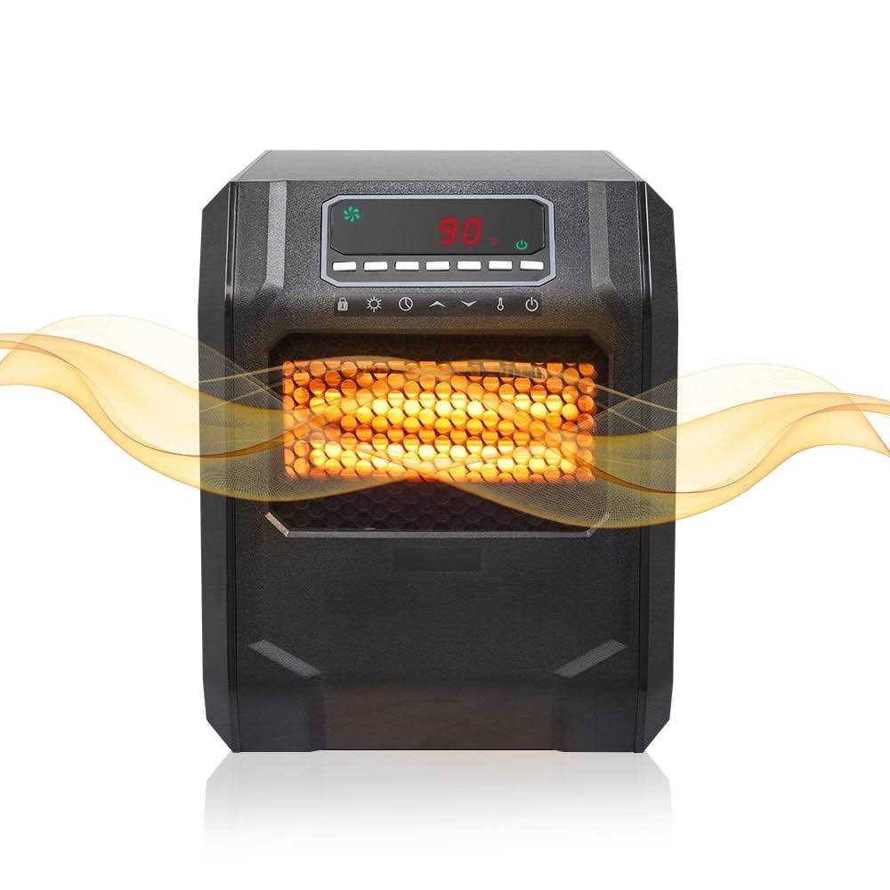 Ktaxon 1500w Remote Control Portable Electric LED Quartz Infrared Fan Space Heater - Image 4