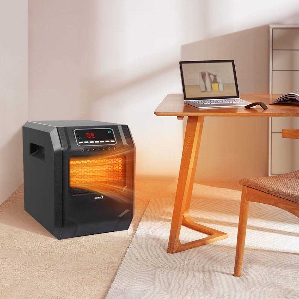 Ktaxon 1500w Remote Control Portable Electric LED Quartz Infrared Fan Space Heater - Image 5