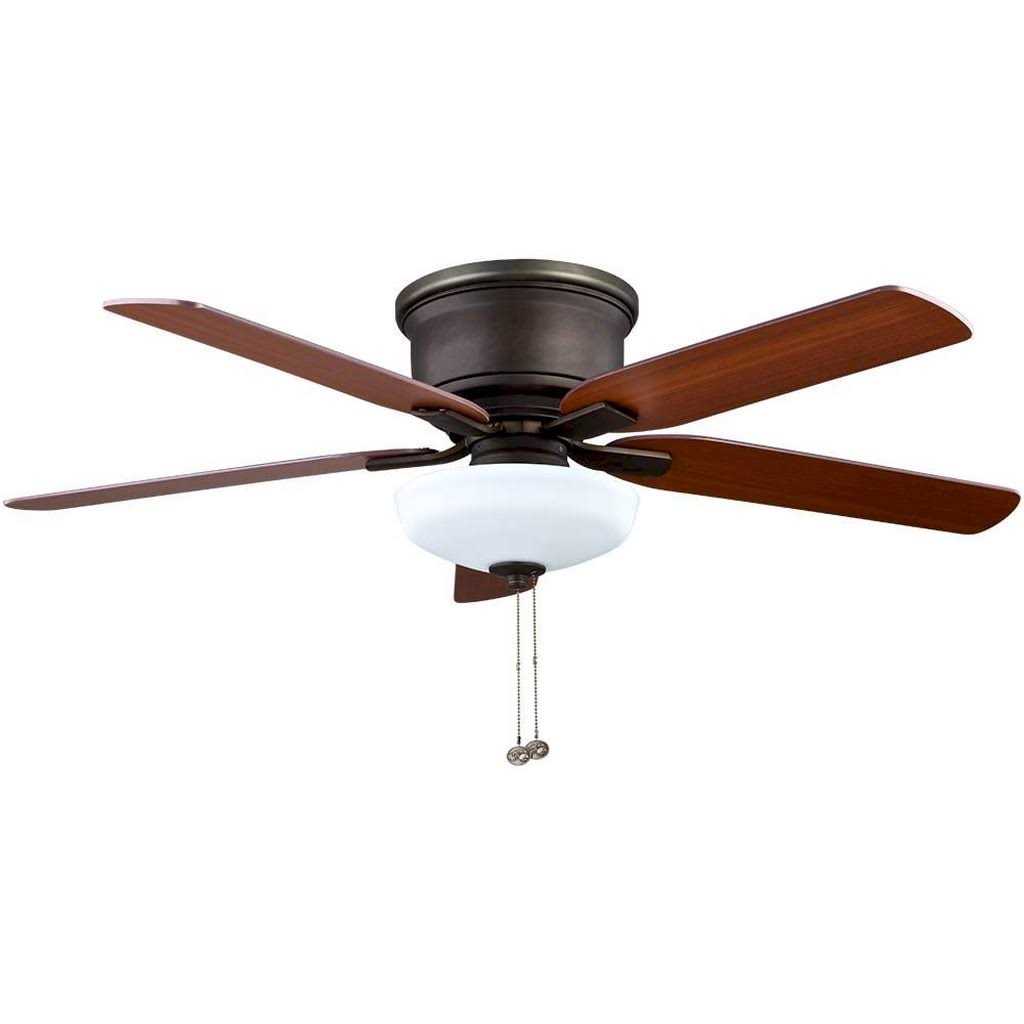 Hampton Bay Holly Springs Low Profile 52 inch LED Indoor Ceiling Fan