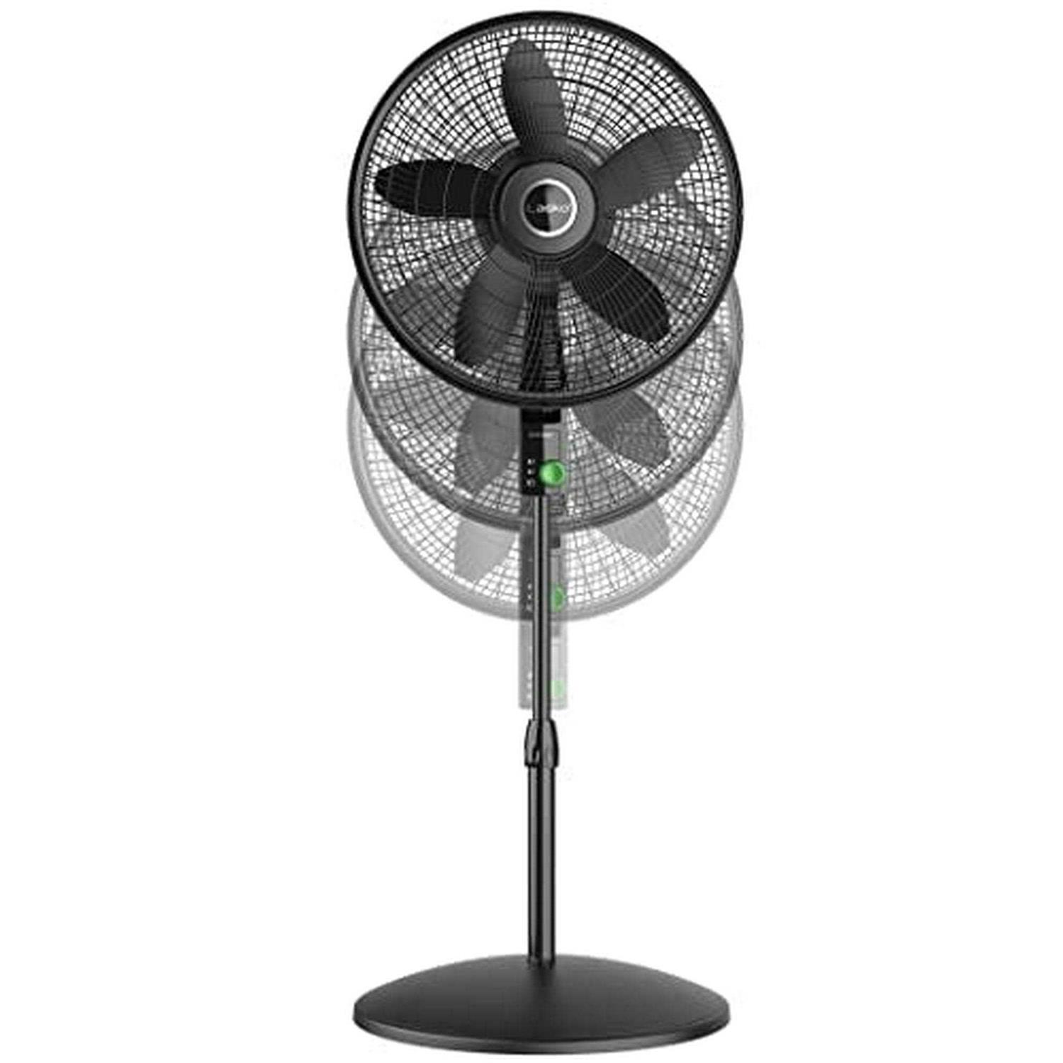 Lasko Oscillating 18-inch EcoQuiet DC Motor 12-Speed Pedestal Fan with Remote Control S18708 - Image 4