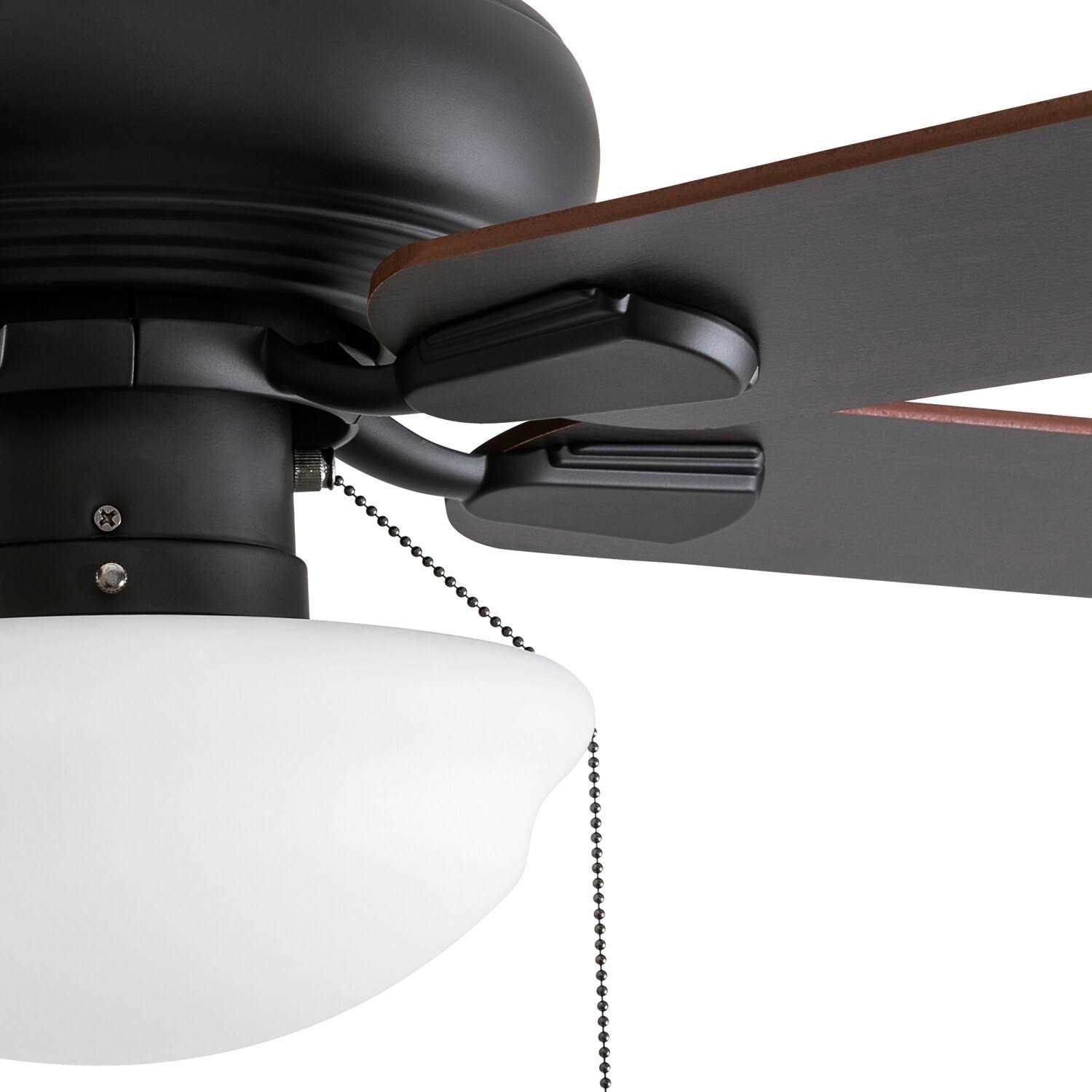 Harbor Breeze Caratuk River 42-in Oil Rubbed Bronze Indoor Ceiling Fan with Ligh 41362 - Image 4