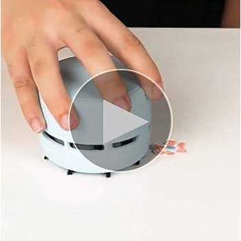 FineInno Mini Crumb Vacuum Cleaner Portable Desktop Sweeper Handheld Cordless Multifunction Cleaning for Home,Office,Cars,Pet Hairs - Image 5
