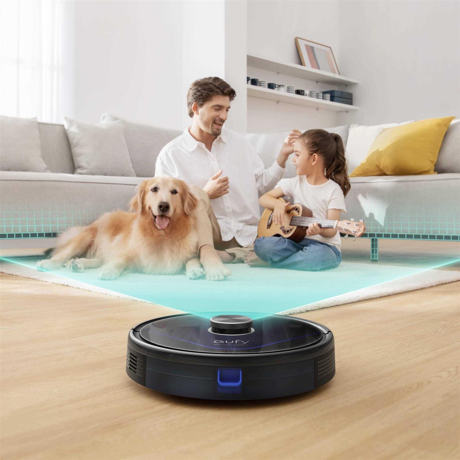 Eufy RoboVac Lr20 Robot Vacuum Laser Navigation for effortlessly precise cleaning - Image 3