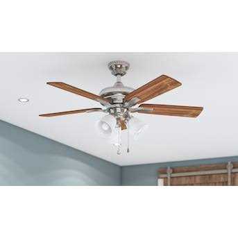 Harbor Breeze LED Indoor 5-Blade Ceiling Fan with Light 42078 - Image 5