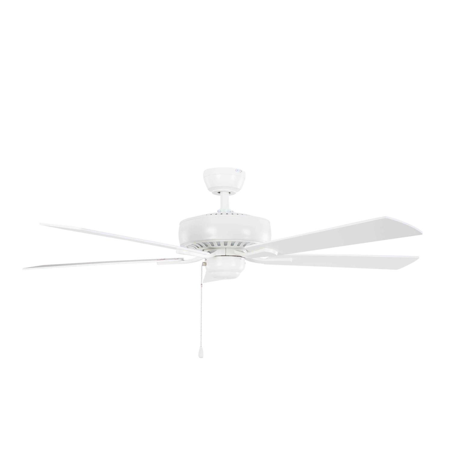 Harbor Breeze Cypress Point 52-in White Indoor Downrod or Flush Mount Ceiling Fan CPR52WW5 - Image 3