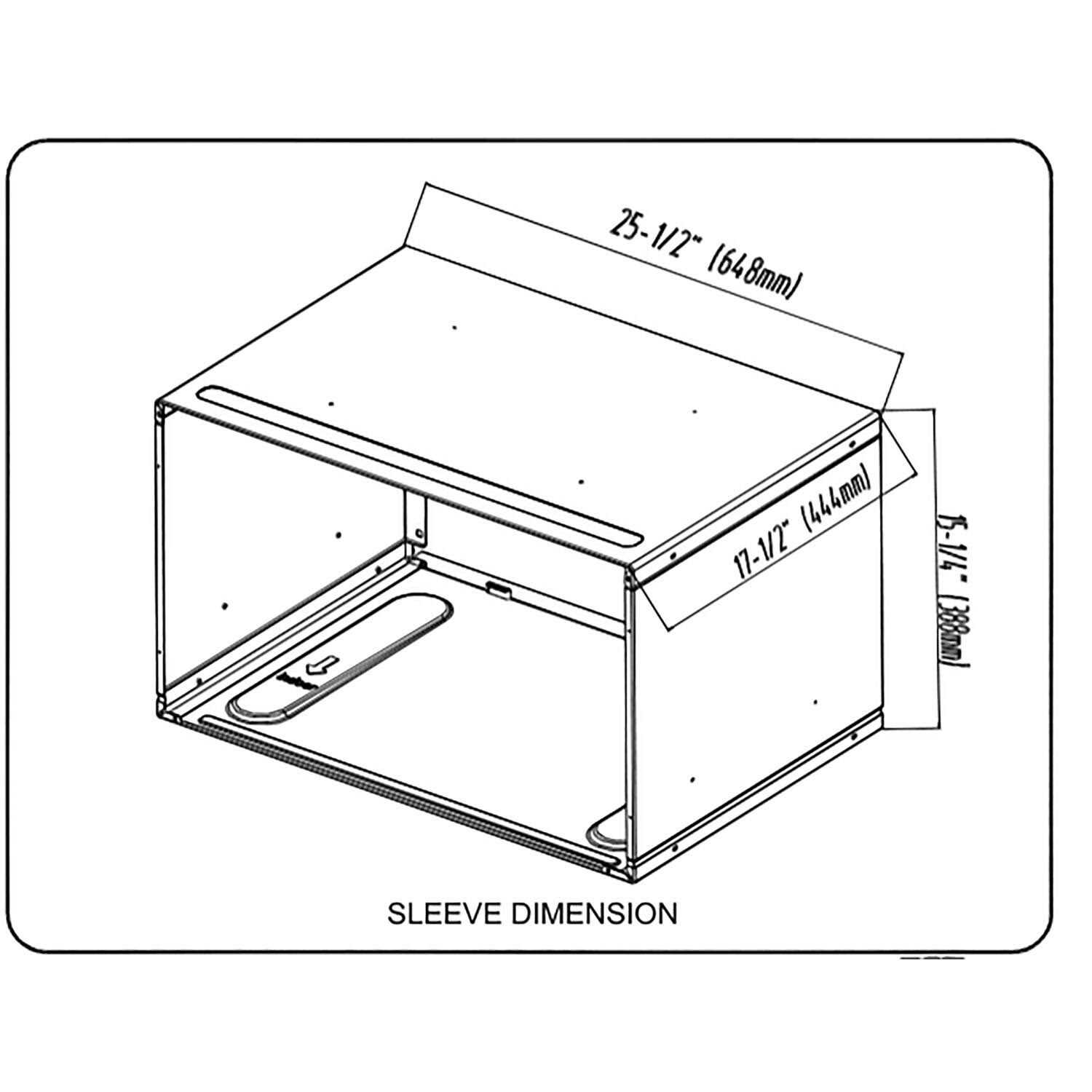 Keystone Wall Sleeve for Through-the-Wall Air Conditioners KSTSLV1 - Image 5