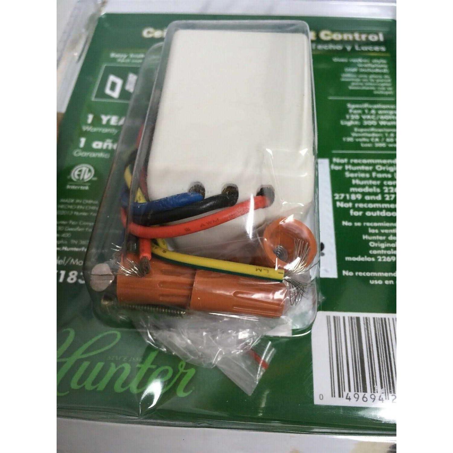 Hunter Fan/Light Dual Slide Control 27183 - Image 2