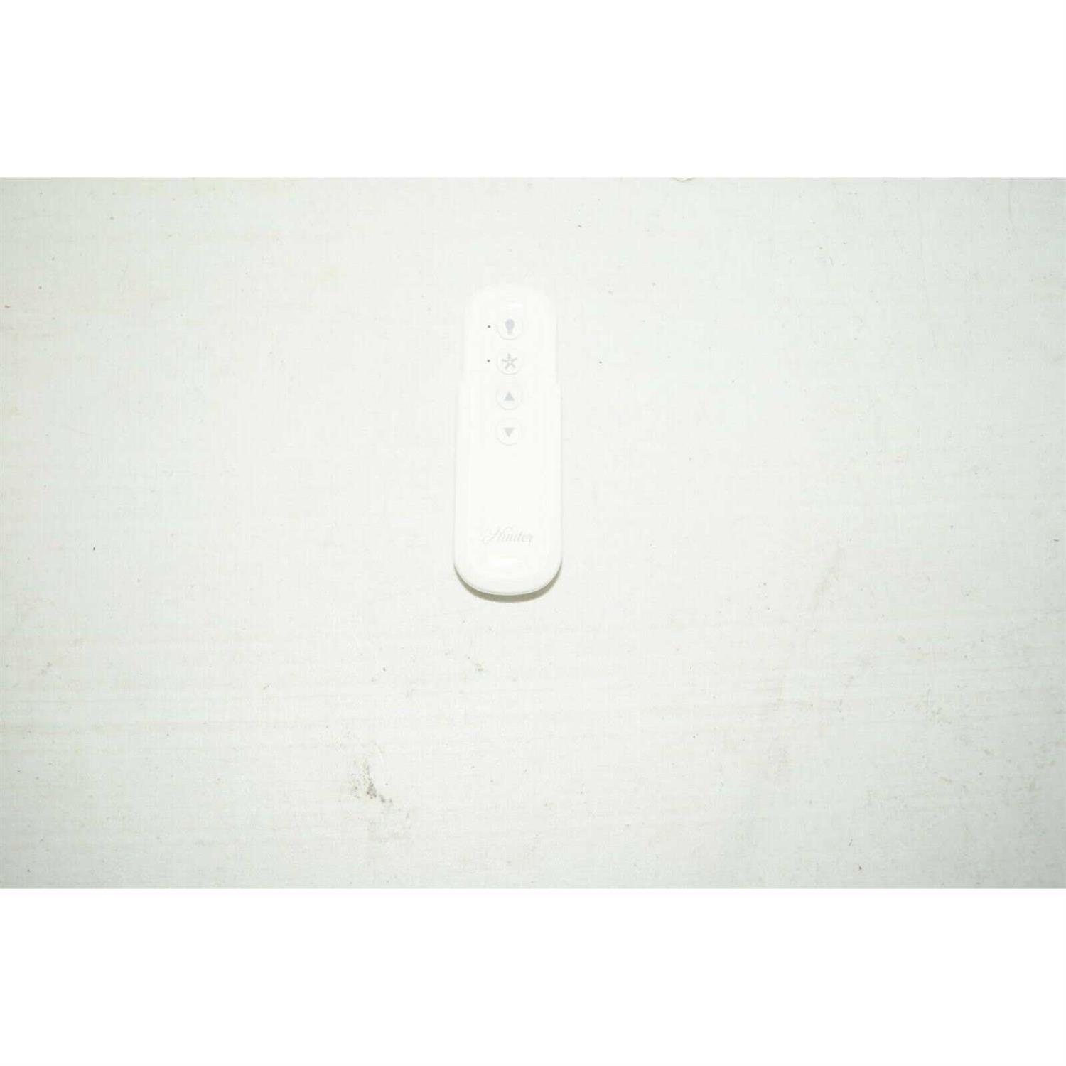 Hunter Universal 3 Speed Damp Rated Ceiling Fan Handheld Remote Control White - Image 2