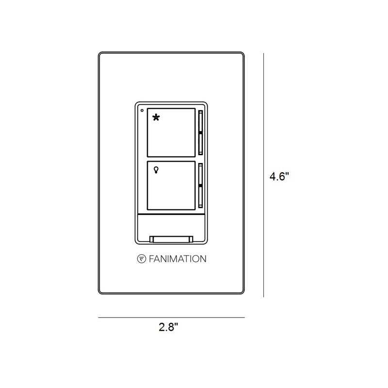 Fanimation WC2WH Wall Control - Image 2