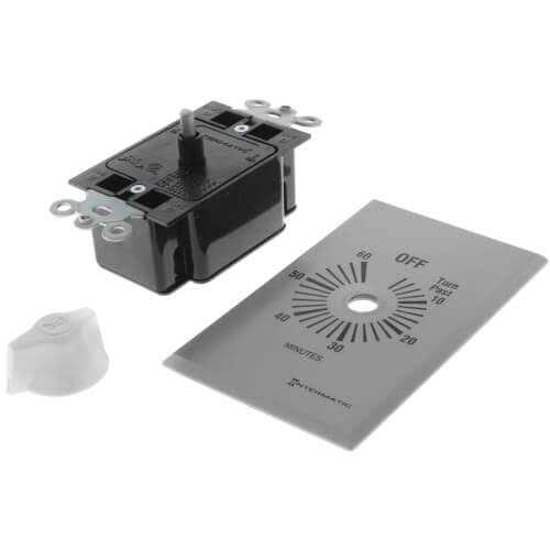 Intermatic FF360M 60-Minute Spring Loaded Wall Timer, Brushed Metal - Image 5