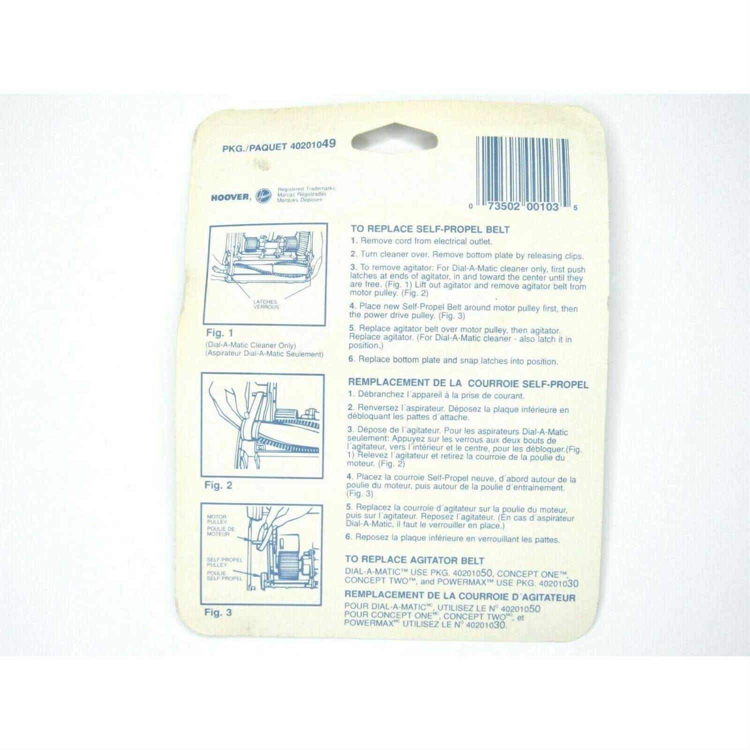 Hoover 40201049 Vacuum Cleaner Belts - Image 4