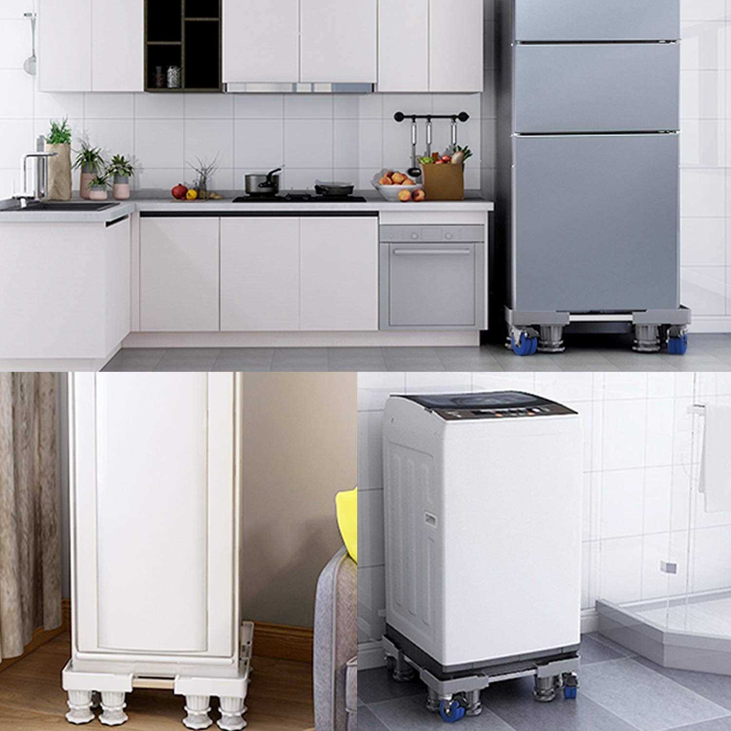Jolitac Washing Machine Base Stand Movable Adjustable Bases for Refrigerator - Image 3