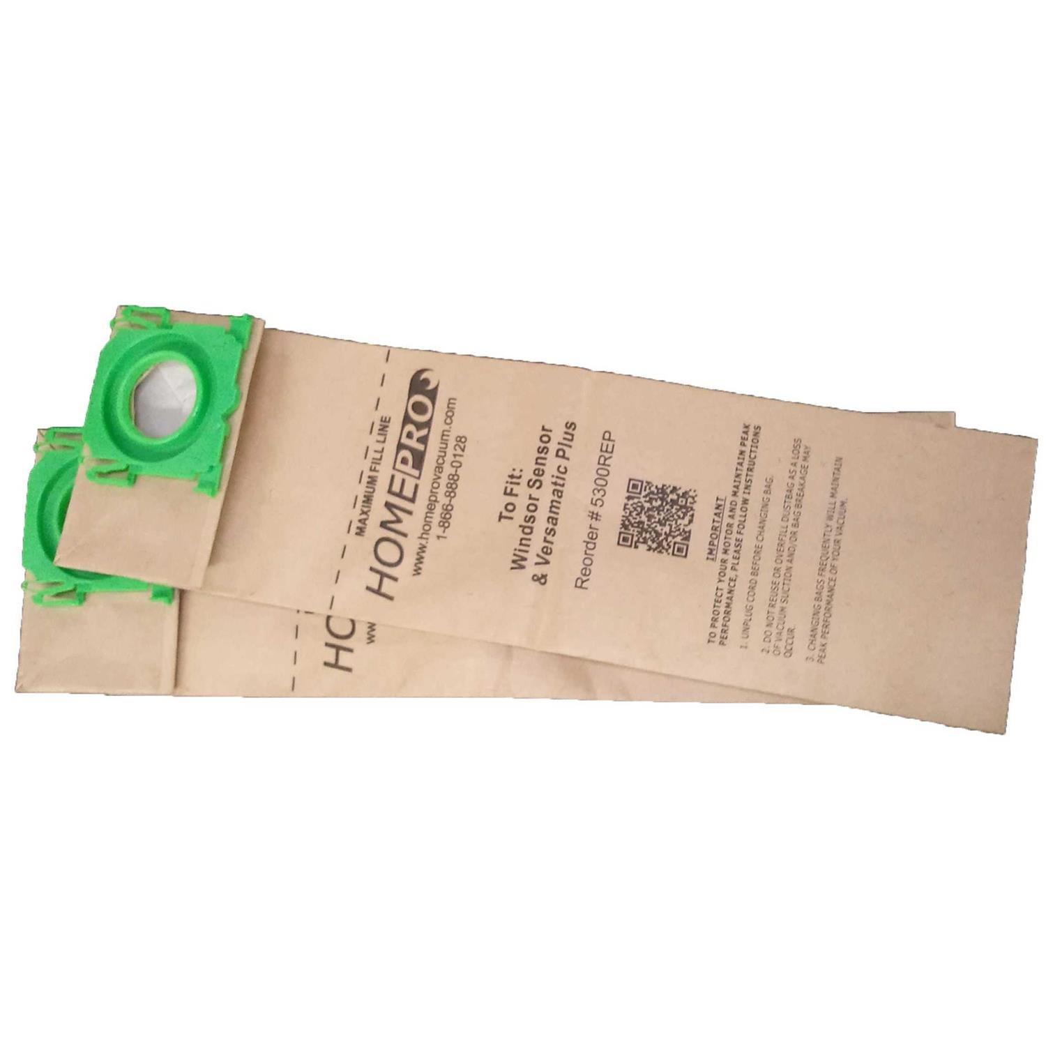HomePro Vacuum Replacement Bags for Windsor Sensor & Versamatic Plus 5300REP - Image 2