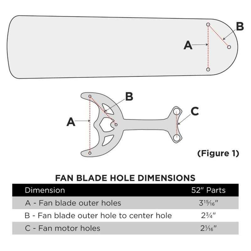 Westinghouse 7741700 52 Inch Oil Rubbed Bronze Finish Replacement Fan Blade Arms - Image 3