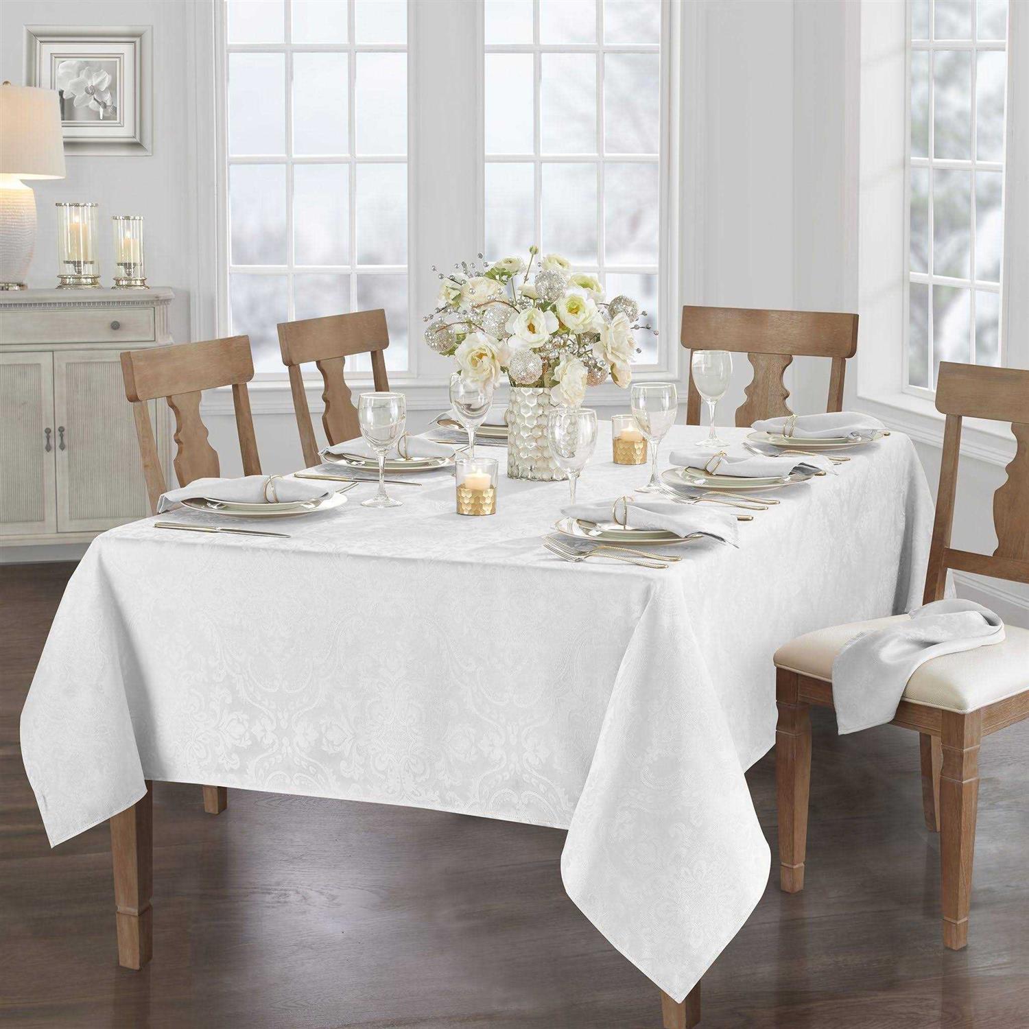 Elrene Caiden Elegance Damask Tablecloth - Image 2