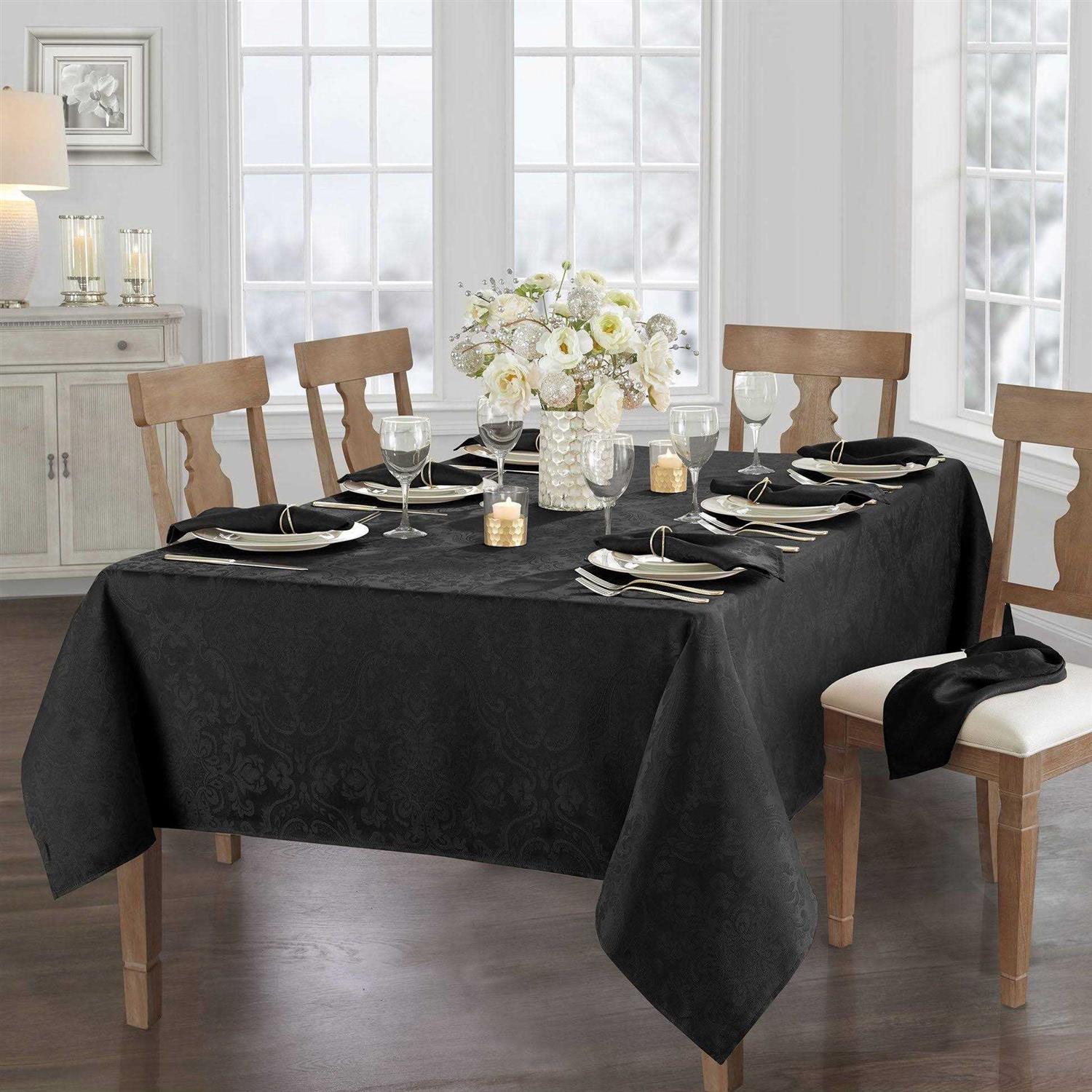 Elrene Caiden Elegance Damask Tablecloth - Image 3