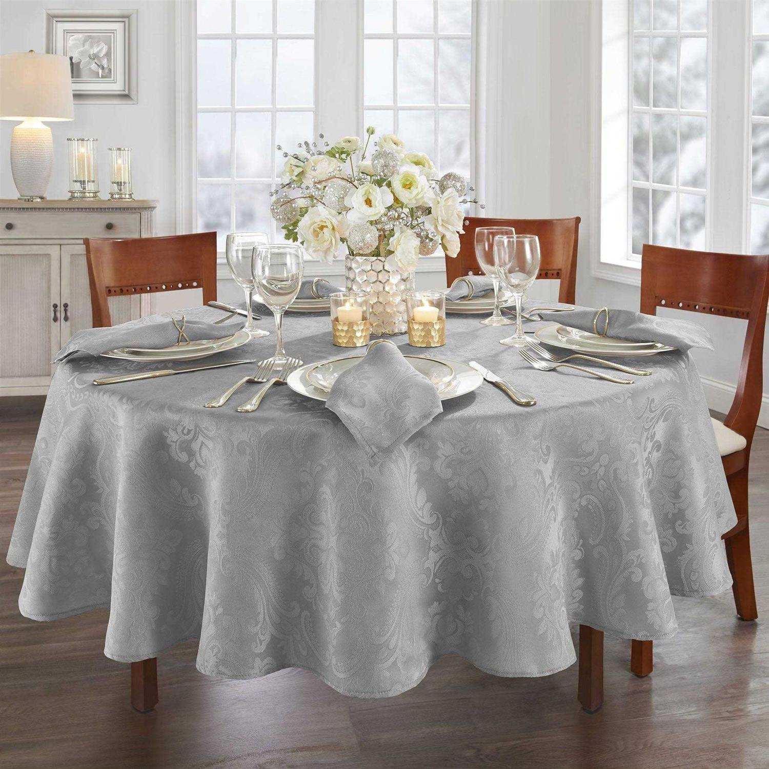 Elrene Caiden Elegance Damask Tablecloth - Image 4
