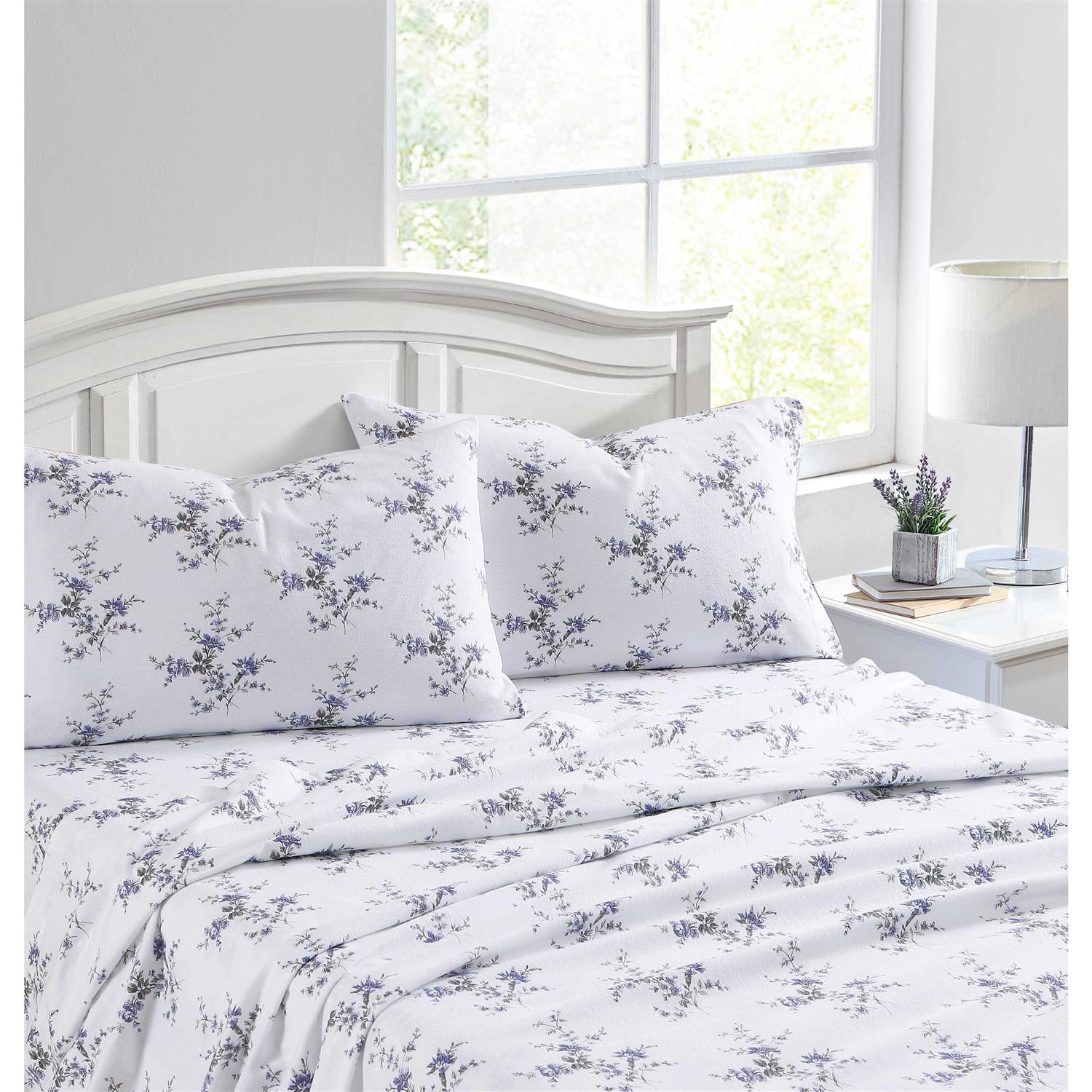 Laura Ashley Flannel Sheet Set