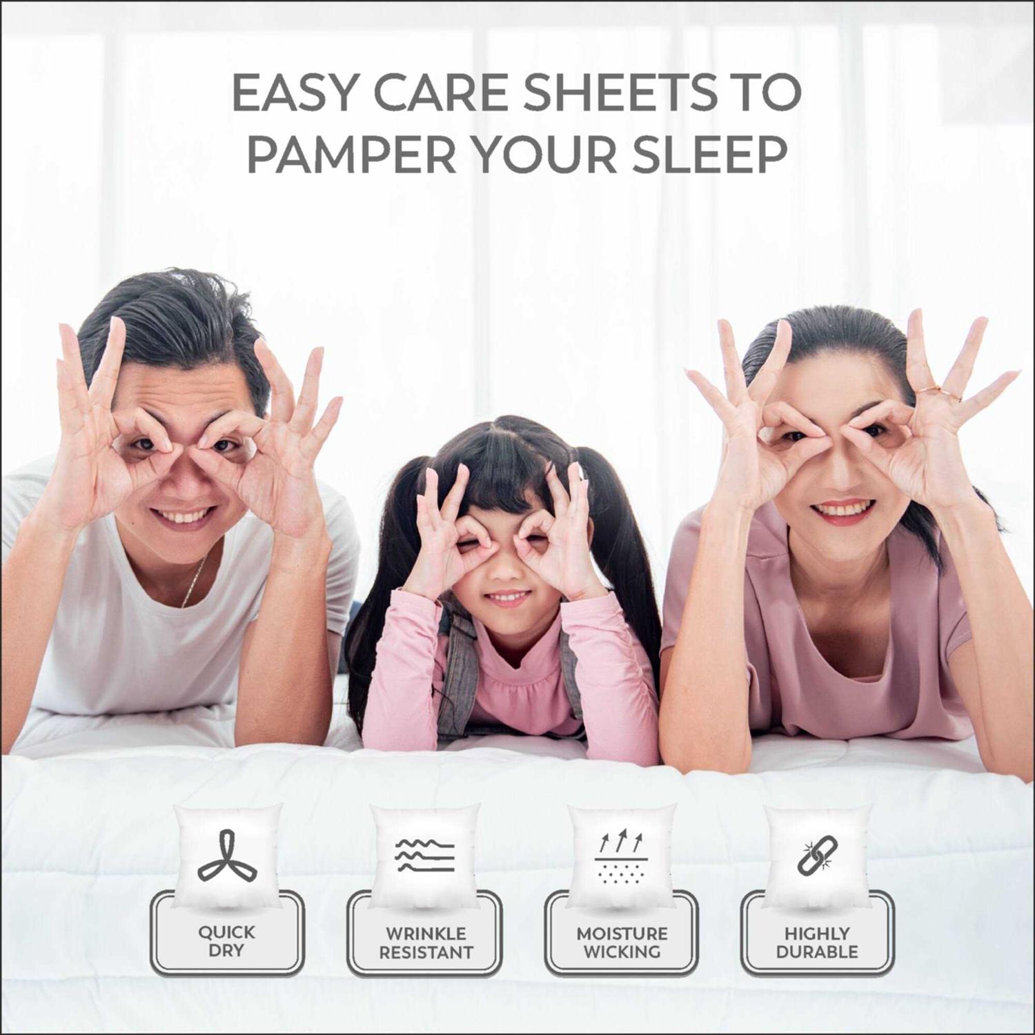 Color Sense Thread Count Cotton Sheet Set - Image 3