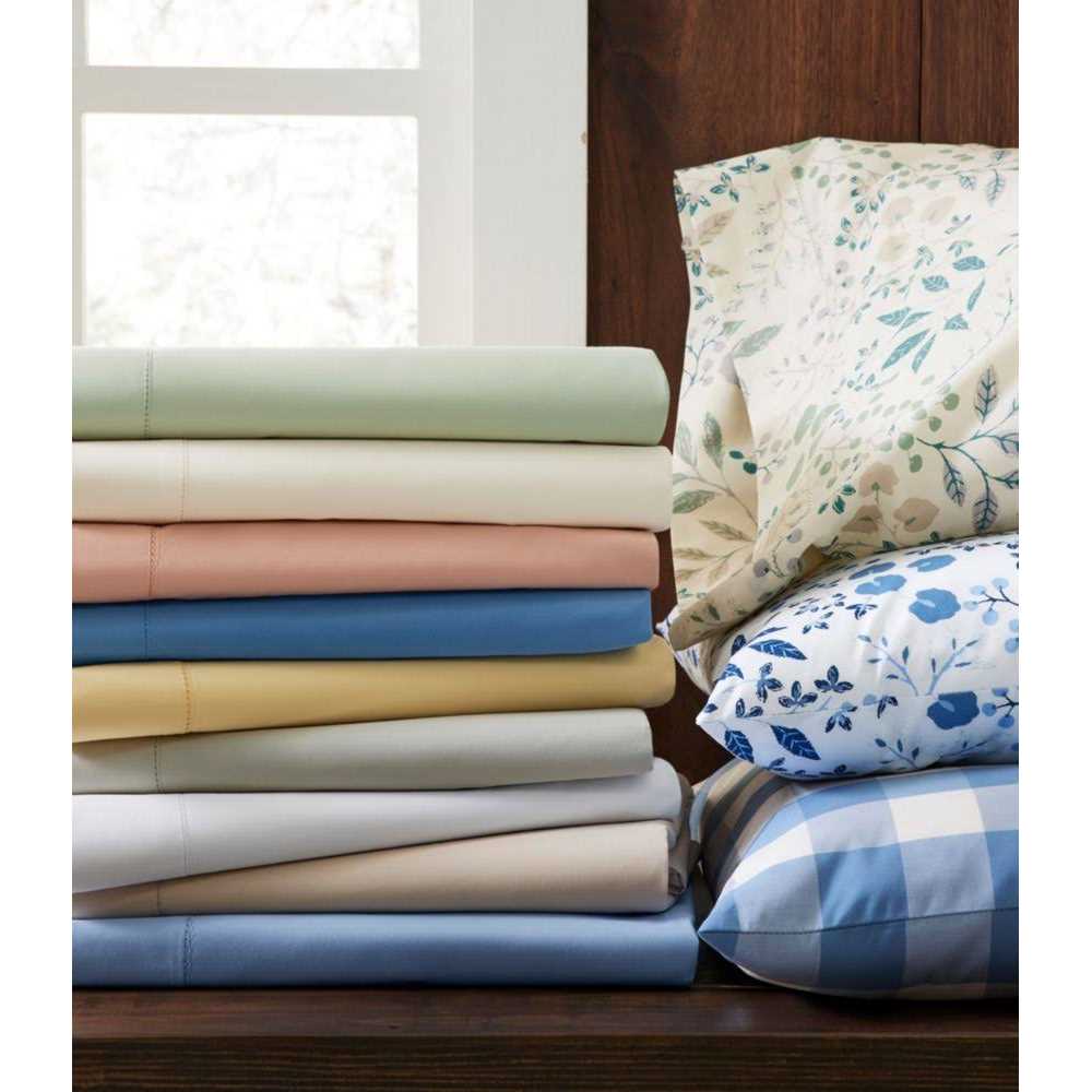 L.L.Bean 280-Thread-Count Pima Cotton Percale Sheet - Image 4