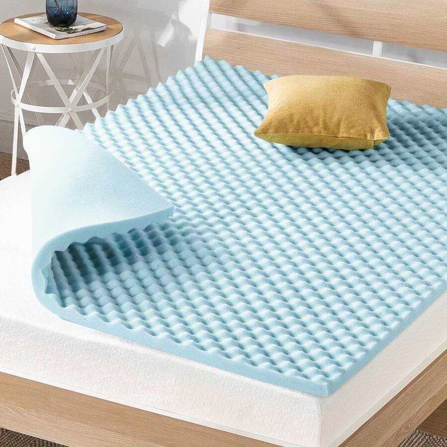 Mellow 4 Inch Ventilated Memory Foam Mattress Topper - Image 4