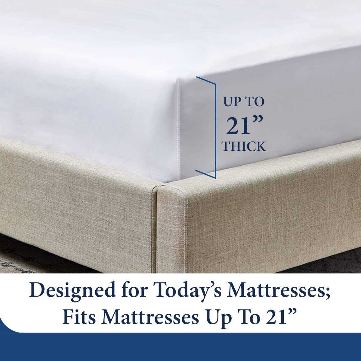 Cosy House Collection 1500 Series Deep Pocket Fitted Bed Sheet Only - Image 4