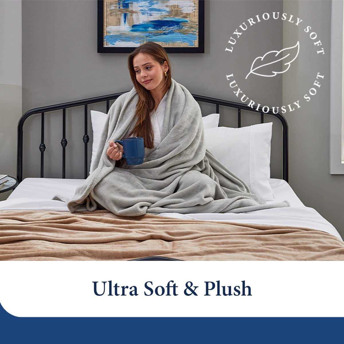 Cosy House Collection Everyday 1500 Series Fleece Blanket - Image 4