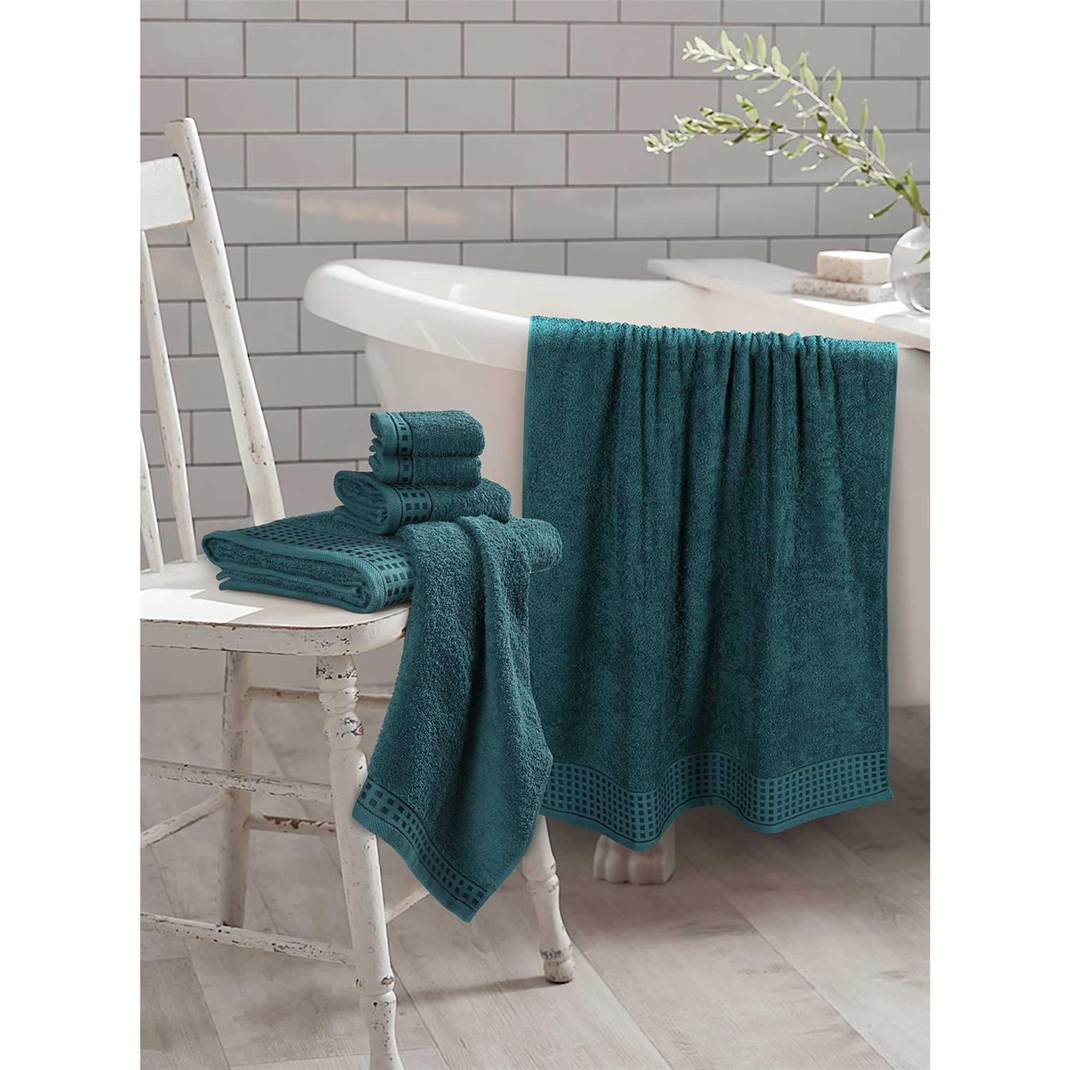 GLAMBURG Towel Set 100% Cotton 2 Bath Towels - Image 4