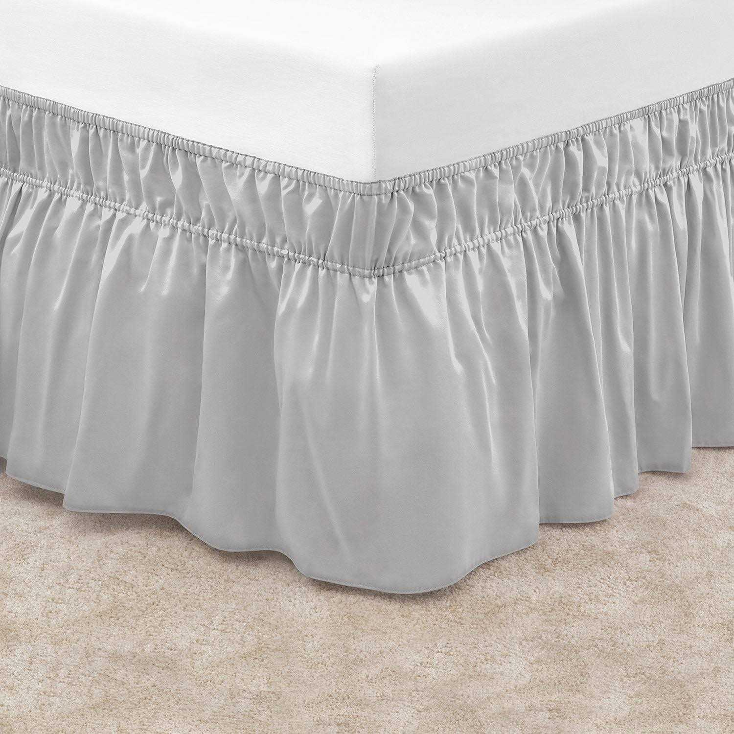 CGK Unlimited Ruffled Elastic Wrap Around Bedskirt Drop - Image 3