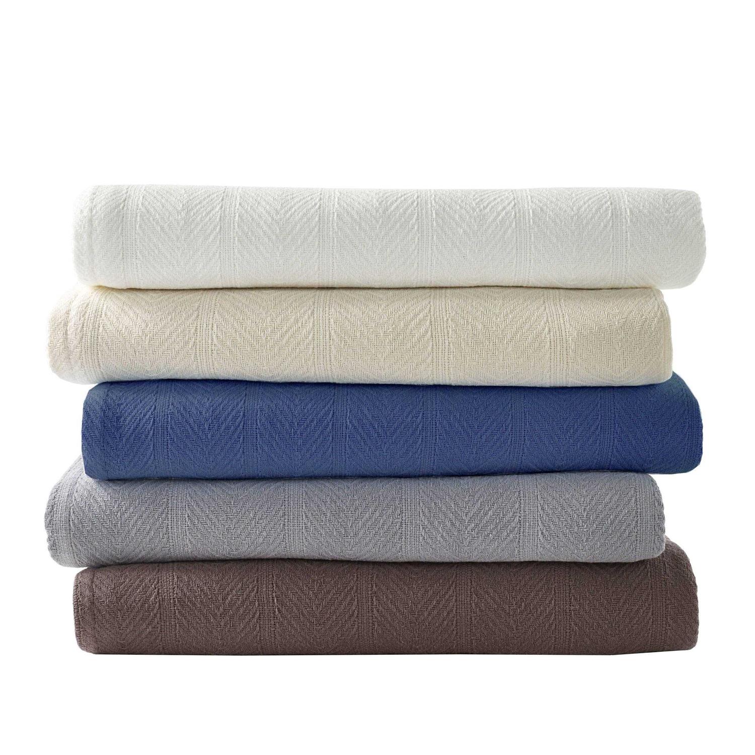 Eddie Bauer Herringbone Cotton Blanket - Image 4