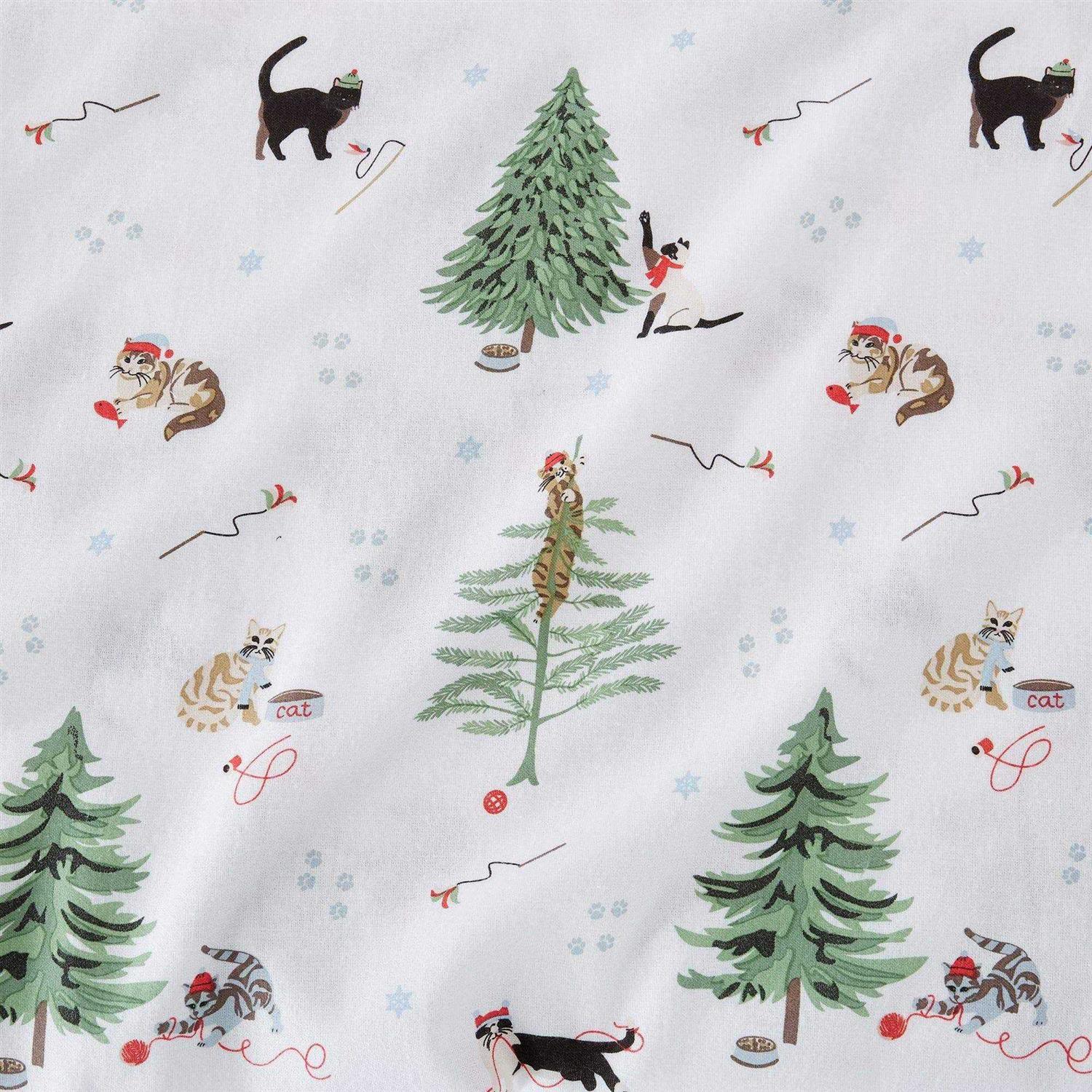 Great Bay Home Cotton Printed Flannel Sheet Set - Image 5