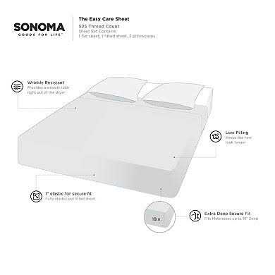 Croft Barrow The Easy Care 525-Count Sheet Set or Pillowcases - Image 4