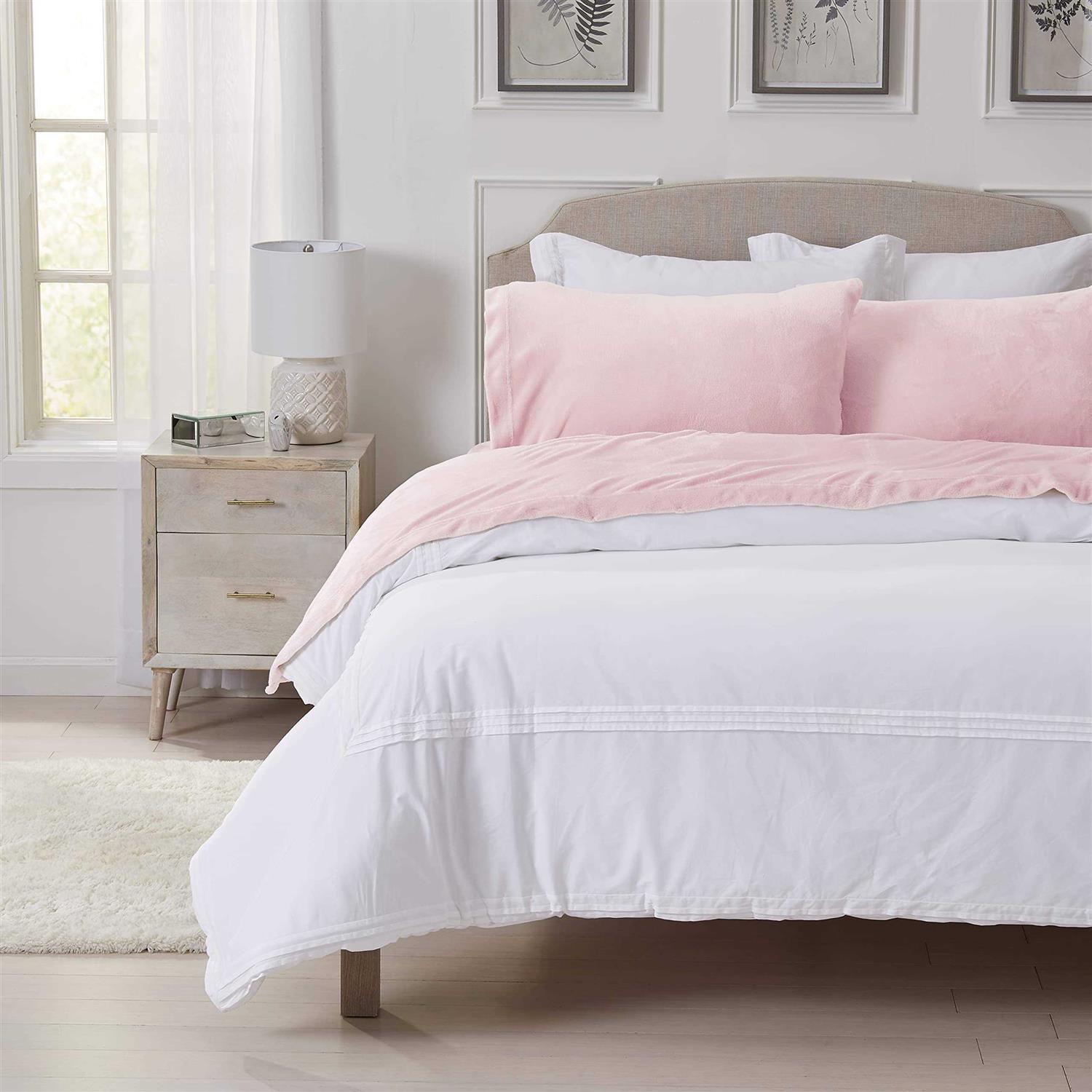 NY Loft Ultra Soft Micro Fleece Sheets Set with Extra Deep Pockets - Image 4