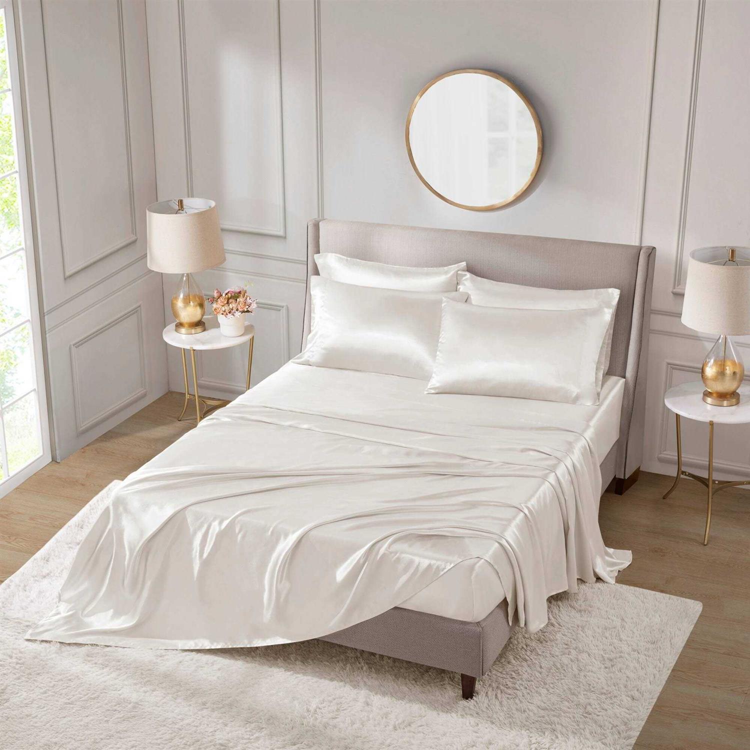 Madison Park Essentials Satin Sheet Set - Image 3