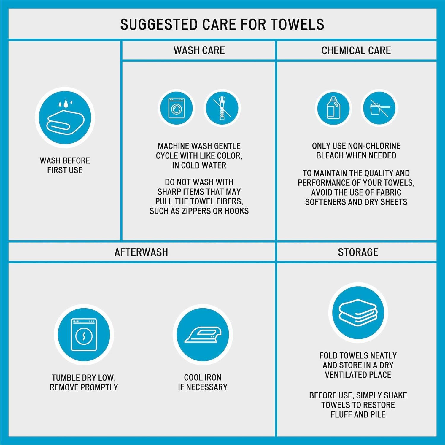 Madison Park Serene Embroidered Cotton Jacquard 6 Piece Towel Set - Image 4