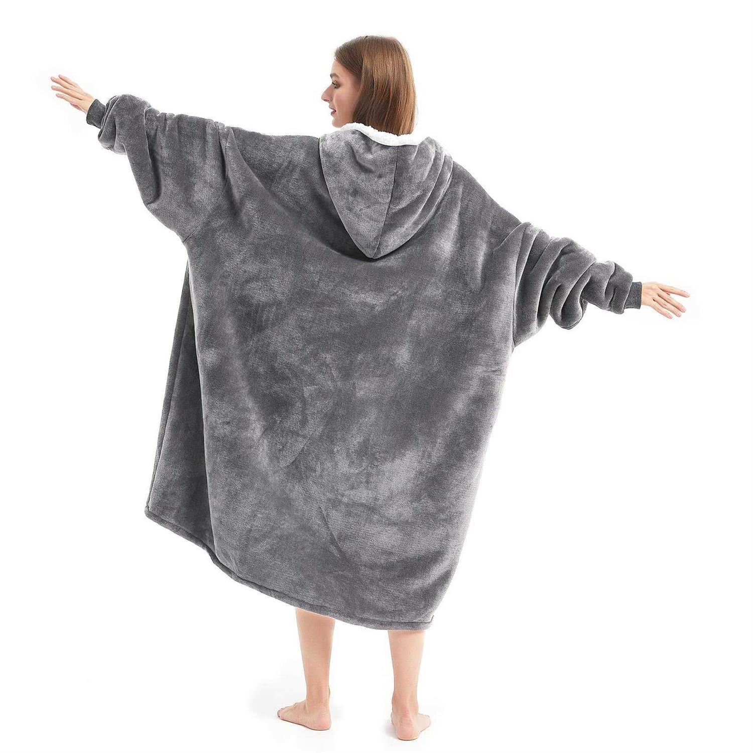 Cozystar Wearable Blanket Hoodie with Giant Pocket Pet Won't Leave Extra Soft Sh - Image 5